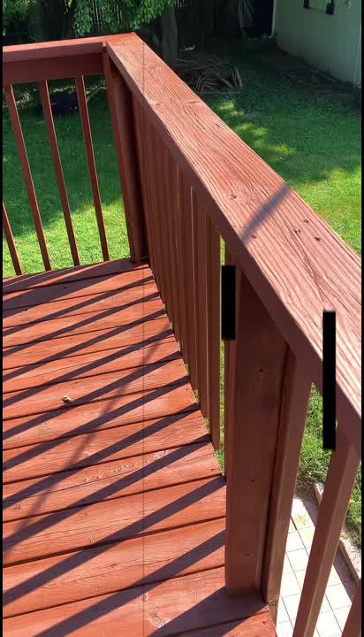 Video still of a deck and exterior carpentry job in Lexington, KY